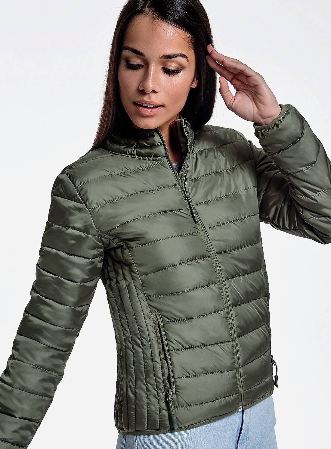 Kurtka pikowana damska Roly z bocznymi pionowymi panelami