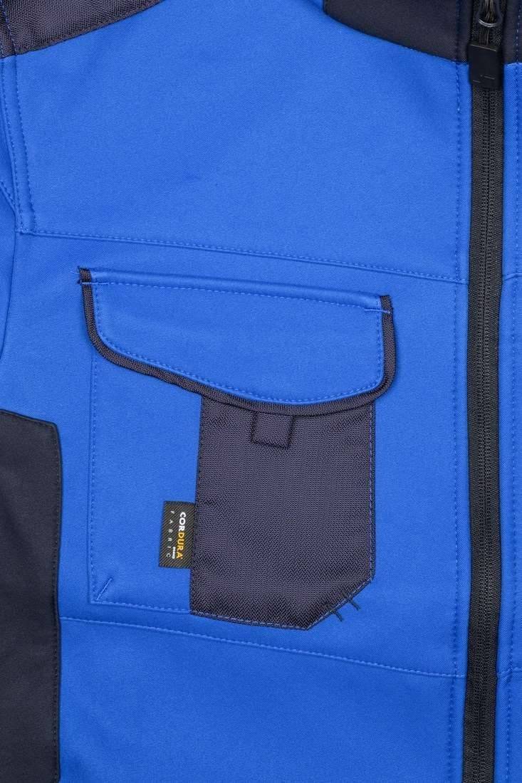 Kurtka robocza softshell z odblaskowymi detalami, wodoodporna