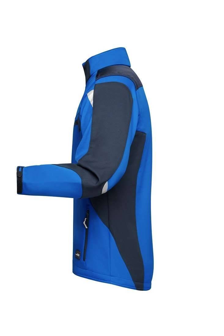 Kurtka robocza softshell z odblaskowymi detalami, wodoodporna