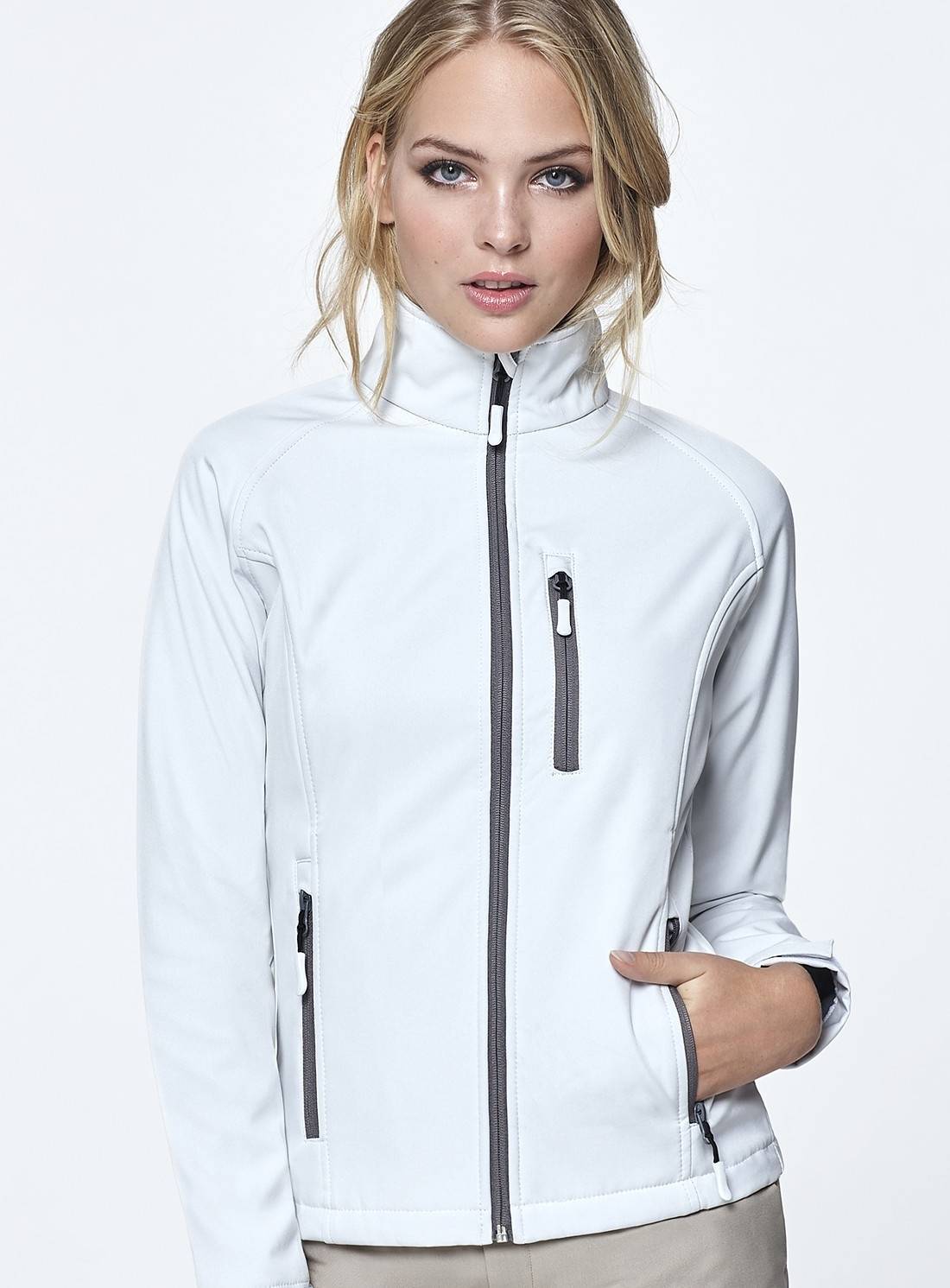 Kurtka softshell damska Roly z kieszenią na lewej piersi