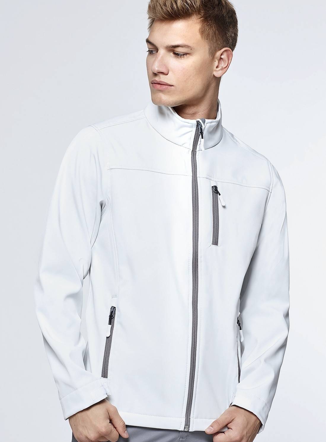 Kurtka softshell męska Roly z kieszenią na lewej piersi