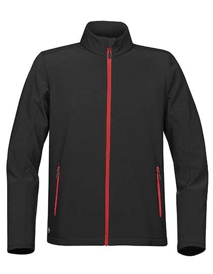 Kurtka softshell męska Stormtech z kontrastowymi zamkami i ochroną podbródka