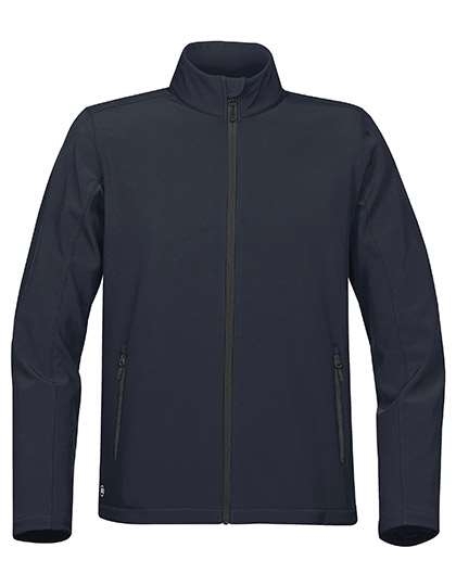 Kurtka softshell męska Stormtech z kontrastowymi zamkami i ochroną podbródka