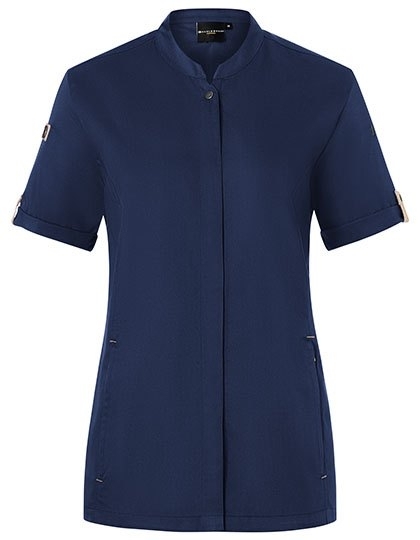 Ladies Chefs Jacket Green-Generation Short Sleeve