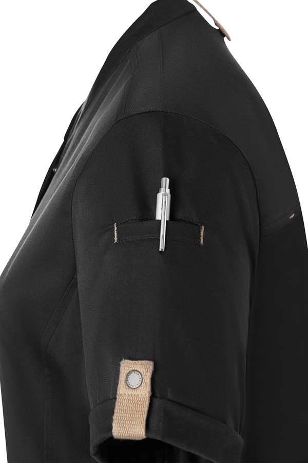 Ladies Chefs Jacket Green-Generation Short Sleeve