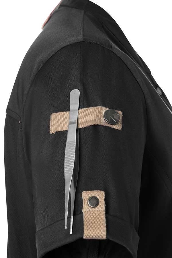 Ladies Chefs Jacket Green-Generation Short Sleeve