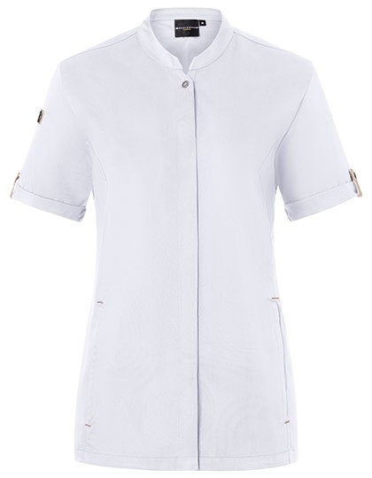 Ladies Chefs Jacket Green-Generation Short Sleeve