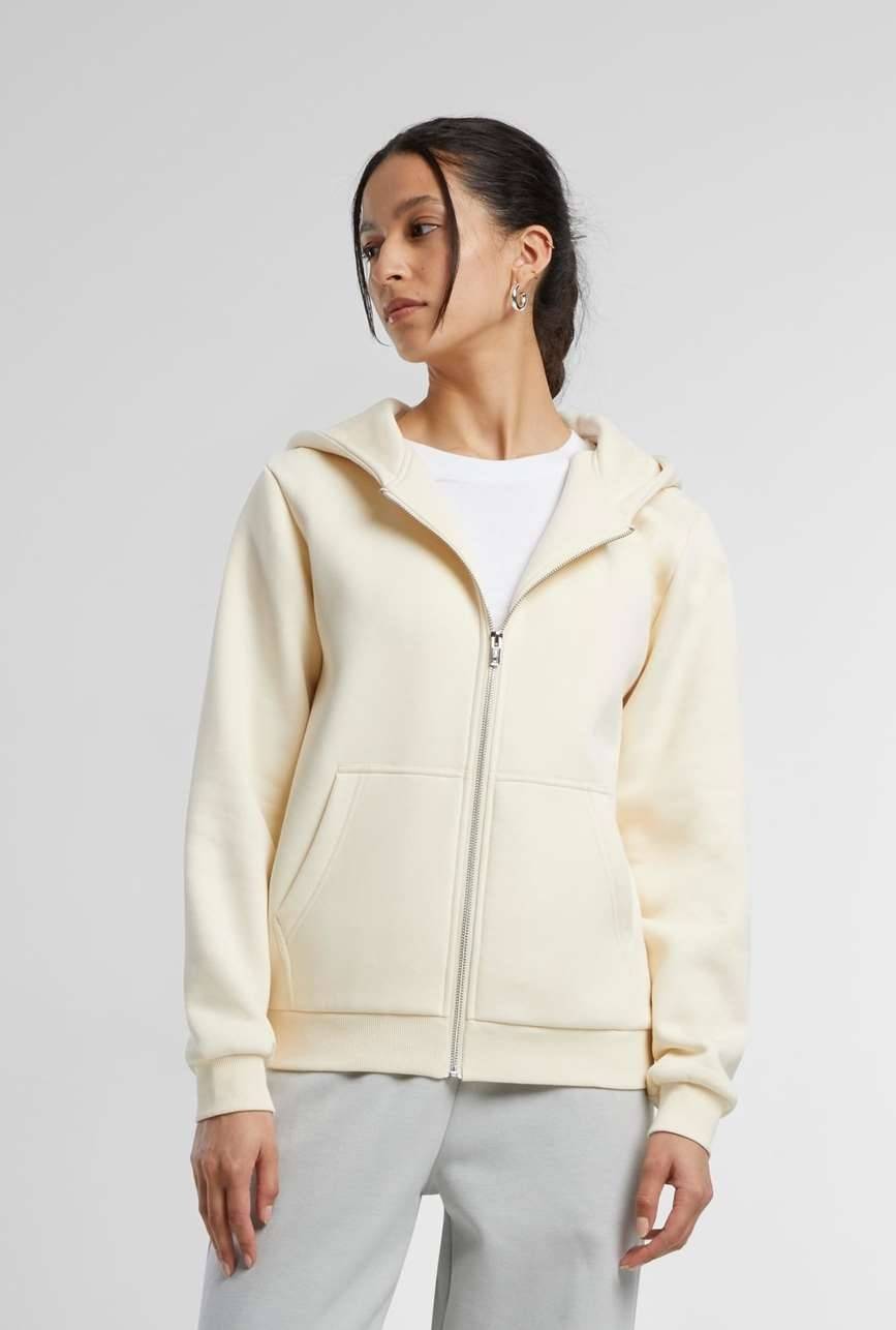 Ladies Fluffy Zip Hoody