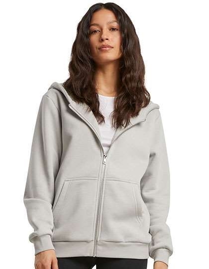 Ladies Fluffy Zip Hoody