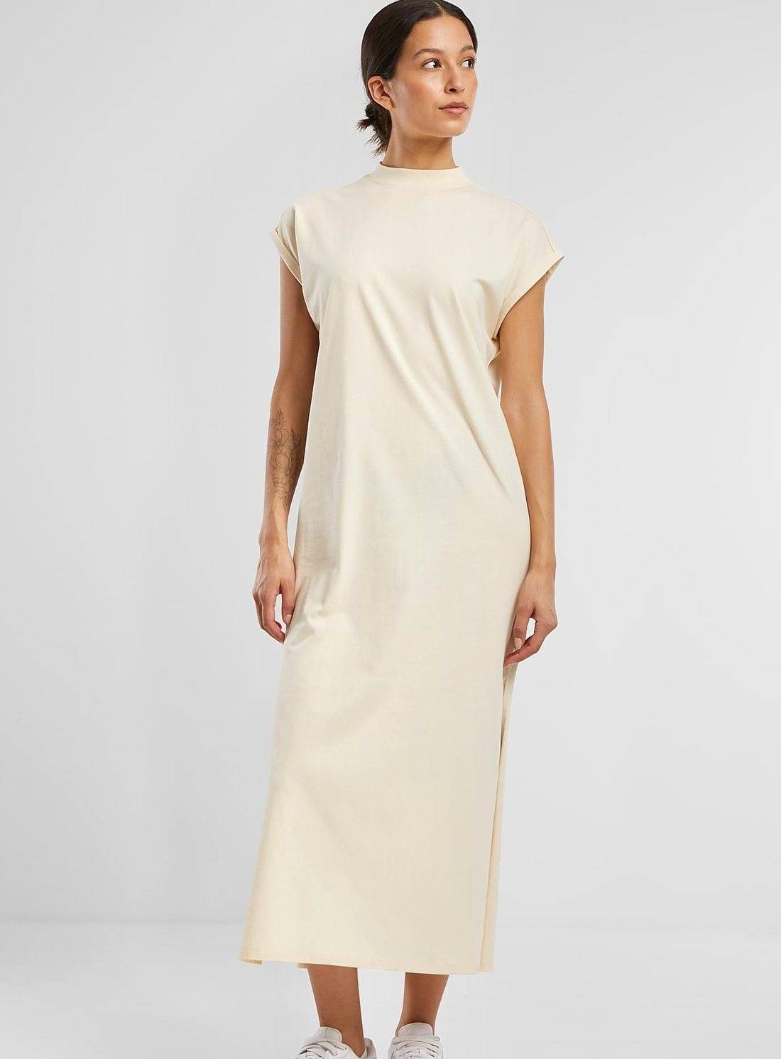 Ladies Long Extended Shoulder Dress