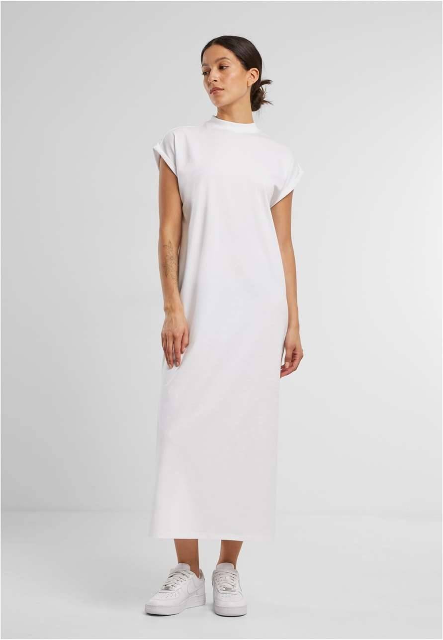 Ladies Long Extended Shoulder Dress