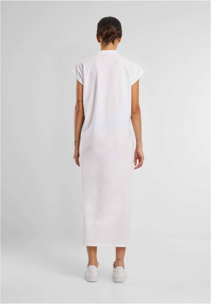 Ladies Long Extended Shoulder Dress