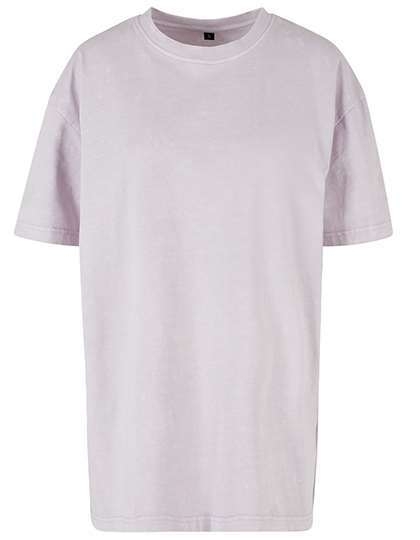 Ladies Oversized Acid Wash Tee