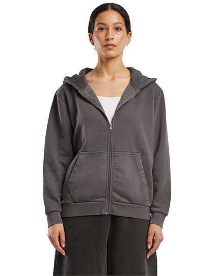 Ladies Vintage Heavy Zip Hoody