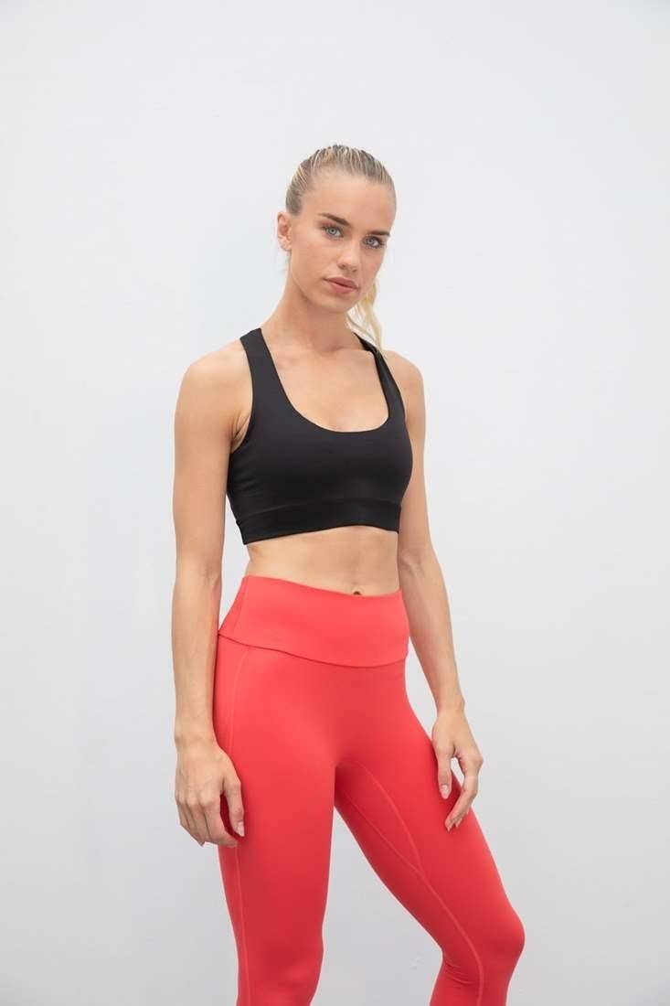 Leginsy sportowe Core z boczną kieszenią