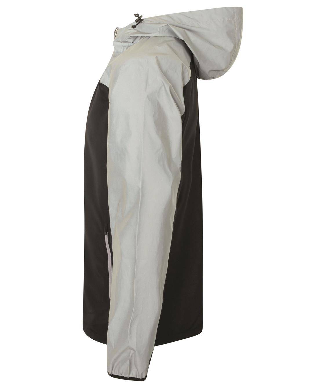 Lekka kurtka sportowa w kontrastowej kolorystyce z odblaskowymi panelami