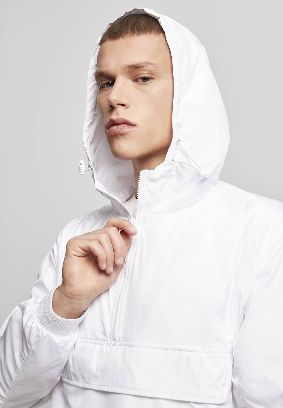 Lekka kurtka zakładana przez głowę bez metki producenta