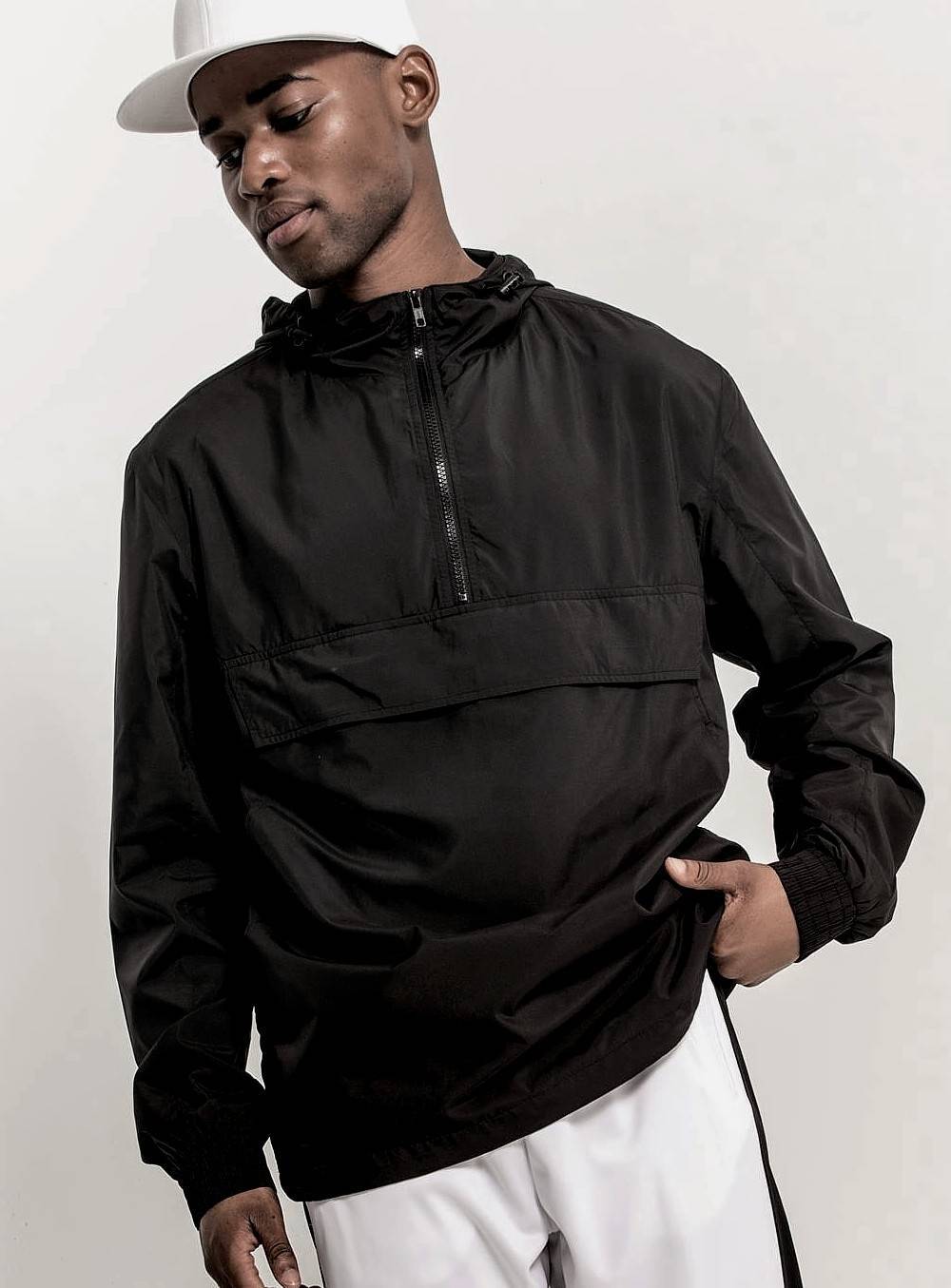 Lekka kurtka zakładana przez głowę bez metki producenta