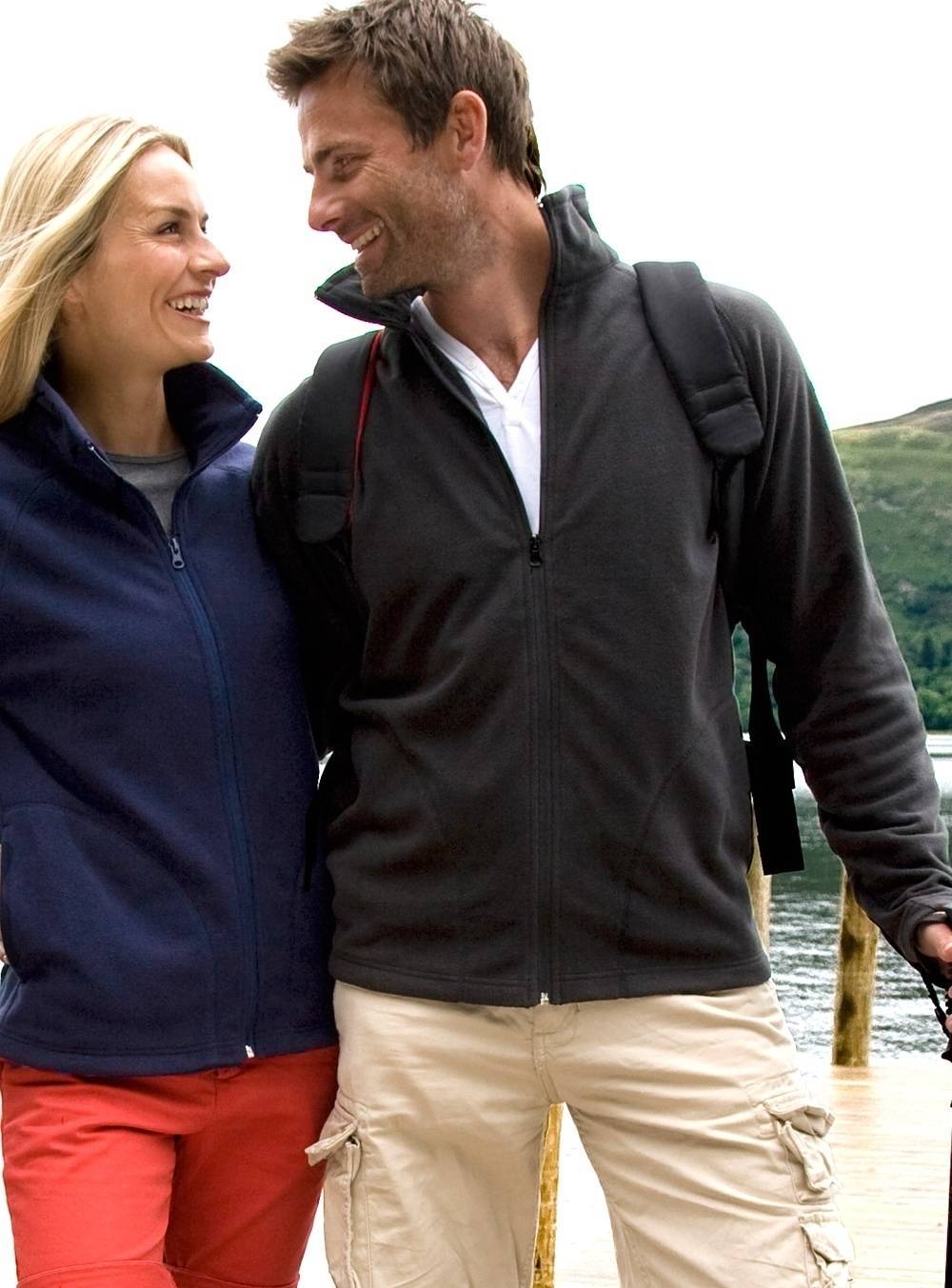 Lekki polar męski odporny na mechacenie