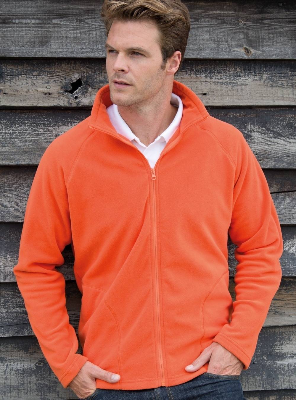 Lekki polar męski odporny na mechacenie