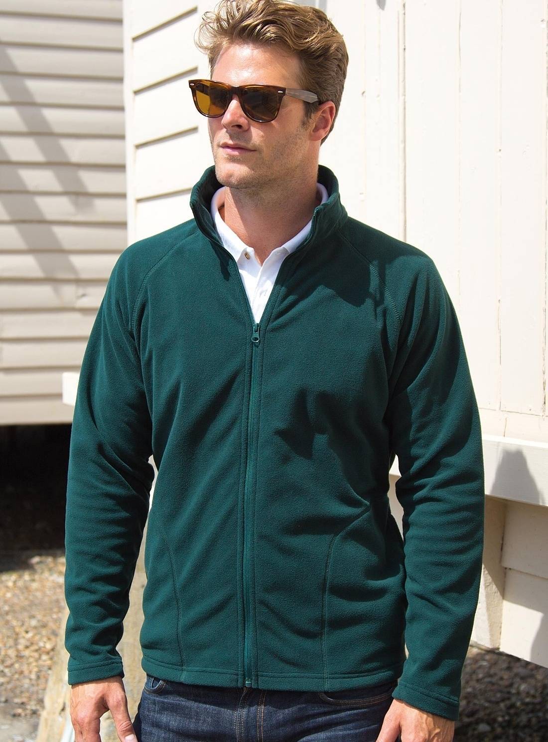 Lekki polar męski odporny na mechacenie