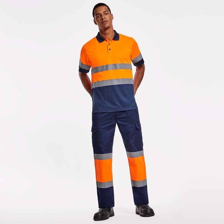 Letnie spodnie odblaskowe z praktycznymi kieszeniami