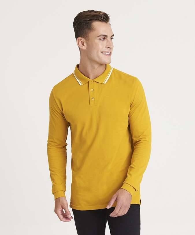 Long Sleeve Tipped 100 Polo