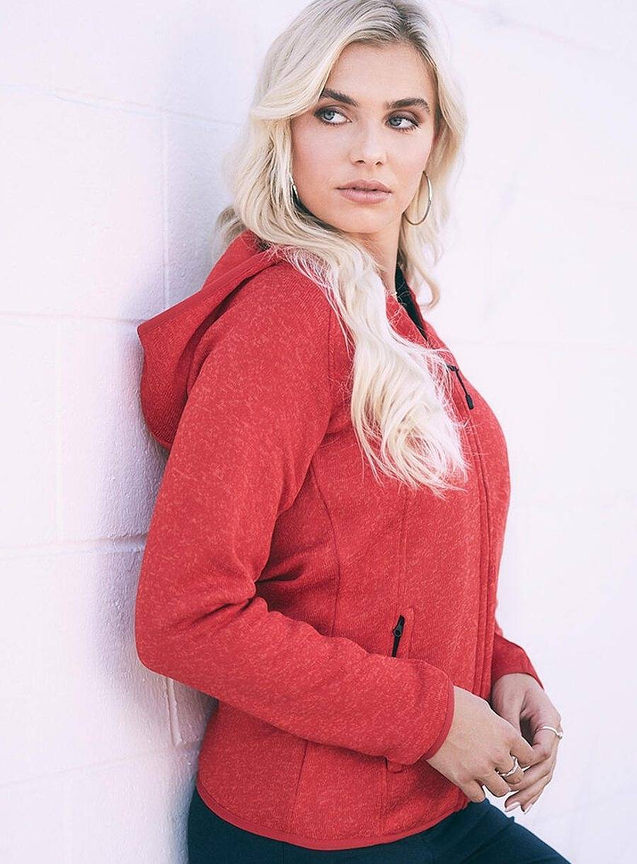 Lux Hooded Knitfleece Jacket Women