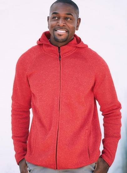 Lux Hooded Knitfleece Jacket