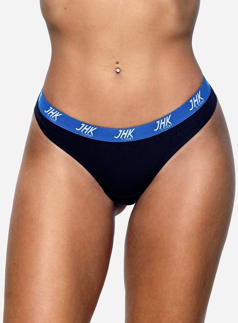 Majtki damskie z elastyczną gumką marki JHK (3 szt.)