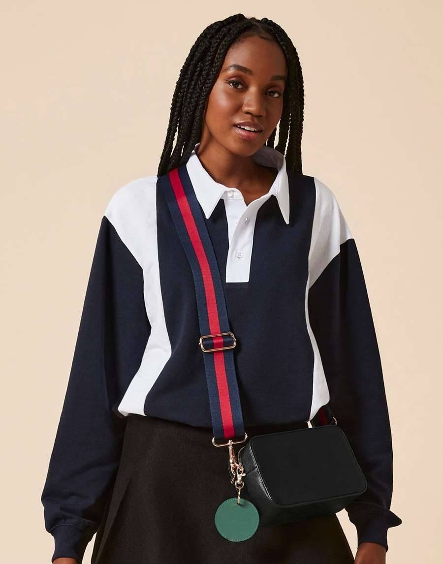 Mała torebka na ramię z wymiennym pasem