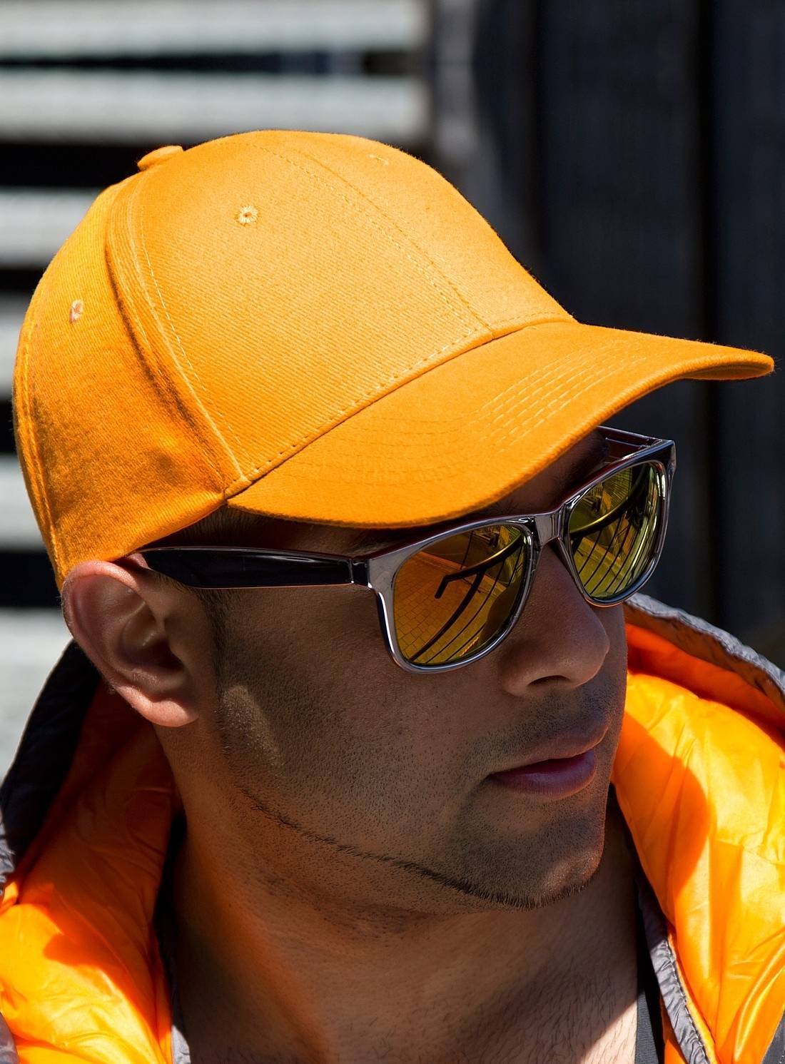 Markowa 6-panelowa czapka z daszkiem model Memphis