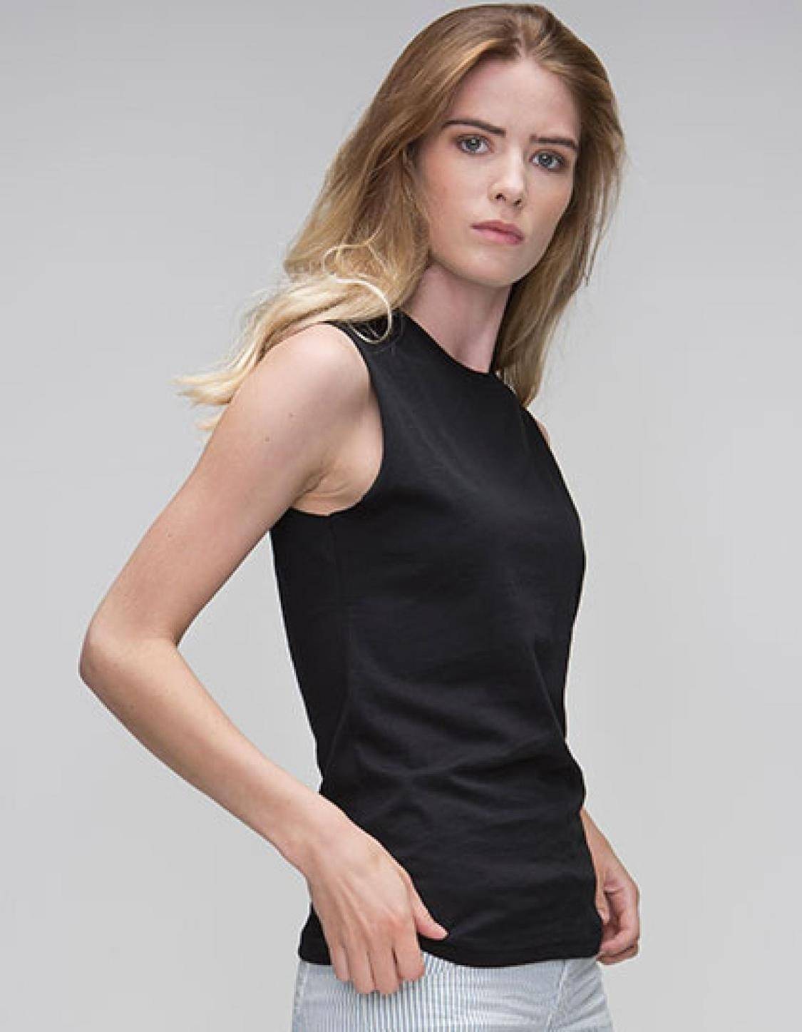 Markowa koszulka damska bez rękawów Tank T