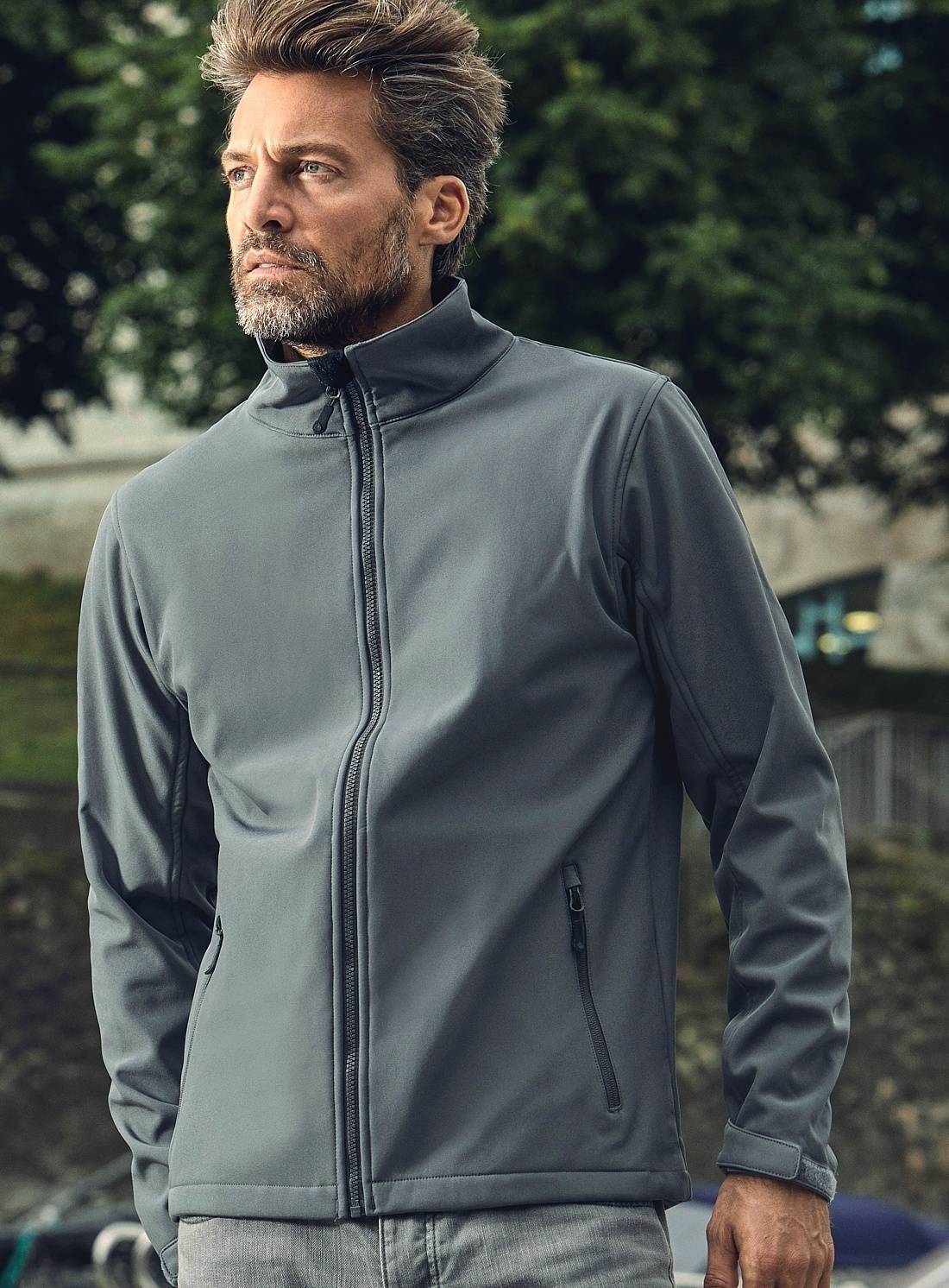Markowa kurtka męska model Softshell C+