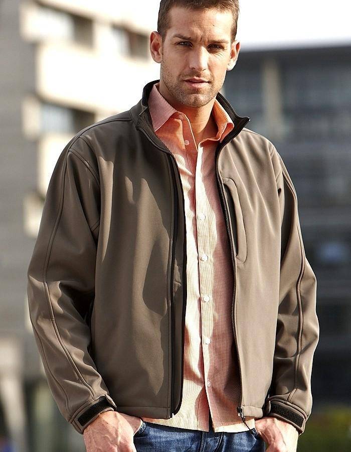 Markowa męska kurtka typu Softshell