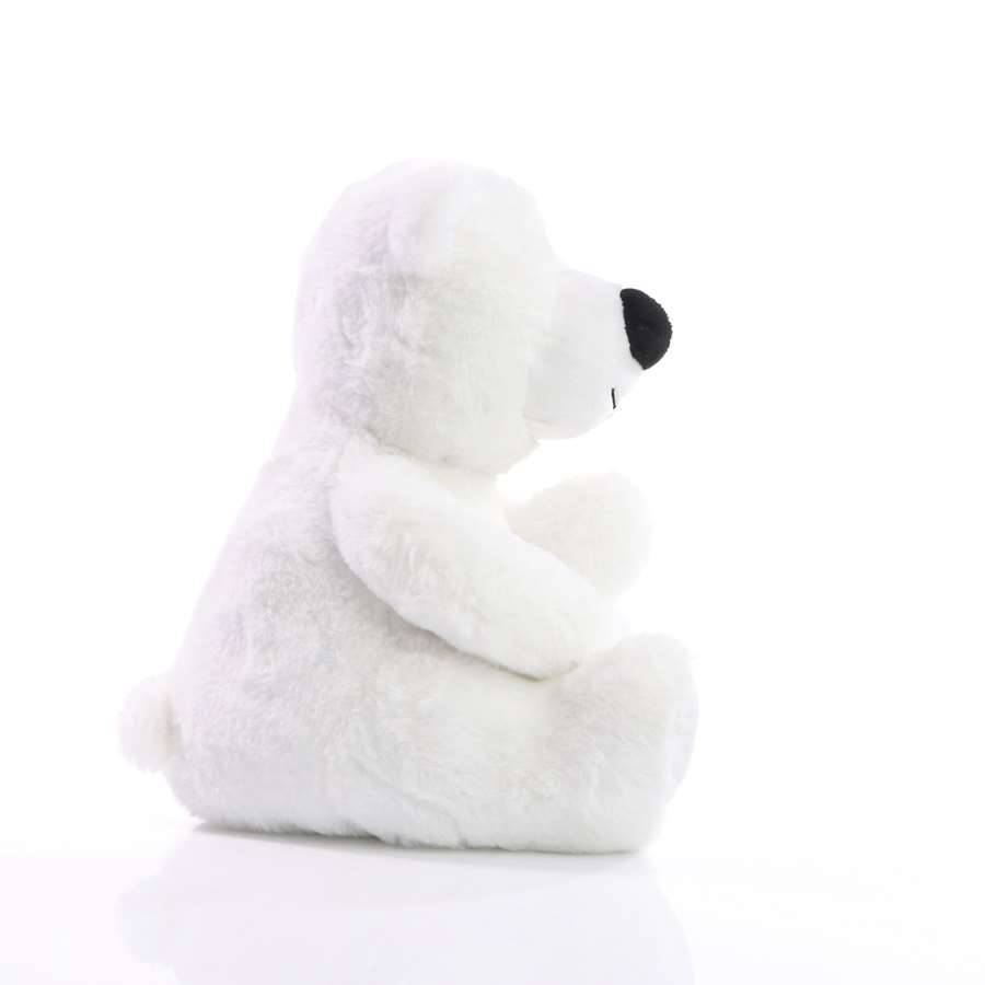 Maskotka - Miś Polarny - wykonana z materiału pochodzącego z recyklingu