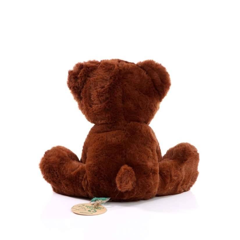 Maskotka - Miś - wykonana z materiału pochodzącego z recyklingu