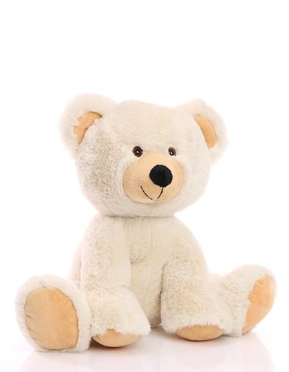 Maskotka - Miś - wykonana z materiału pochodzącego z recyklingu