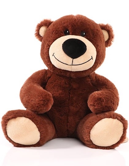 Maskotka - Niedźwiadek - wykonana z materiału pochodzącego z recyklingu