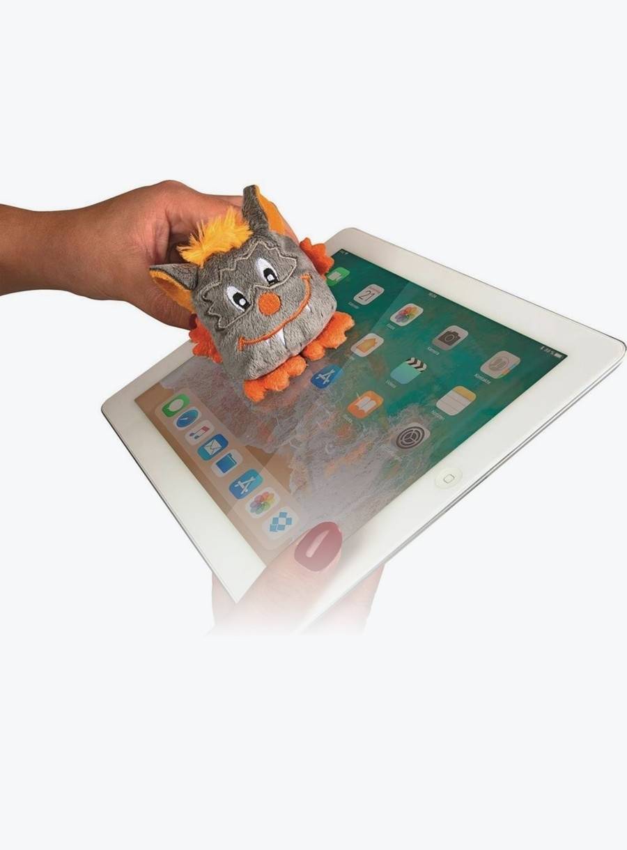 Maskotka Potworek z czyścikiem do ekranów