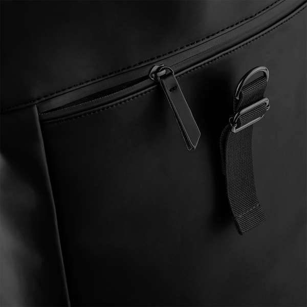 Matte PU Roll-Top Backpack