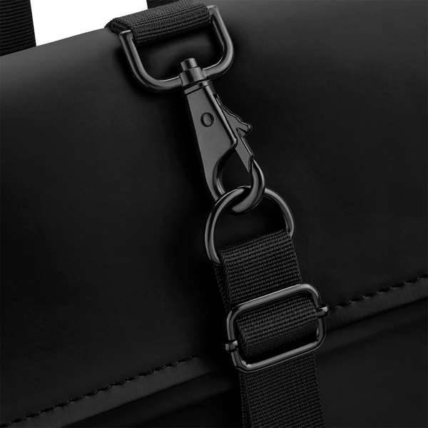 Matte PU Roll-Top Backpack