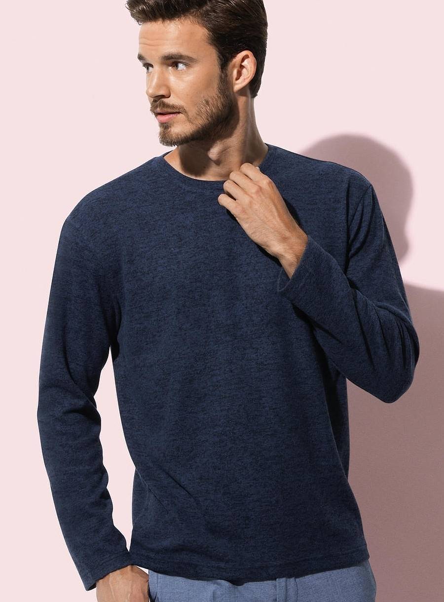 Melanżowa bluza męska Stedman o klasycznym kroju