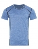 Melanżowa koszulka sportowa Stedman z płaskimi kontrastowymi szwami