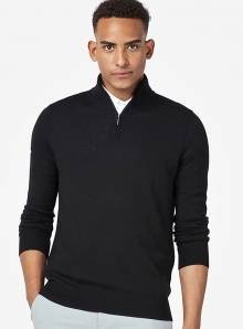 Men´s 1/4 Zipped Merino Sweater