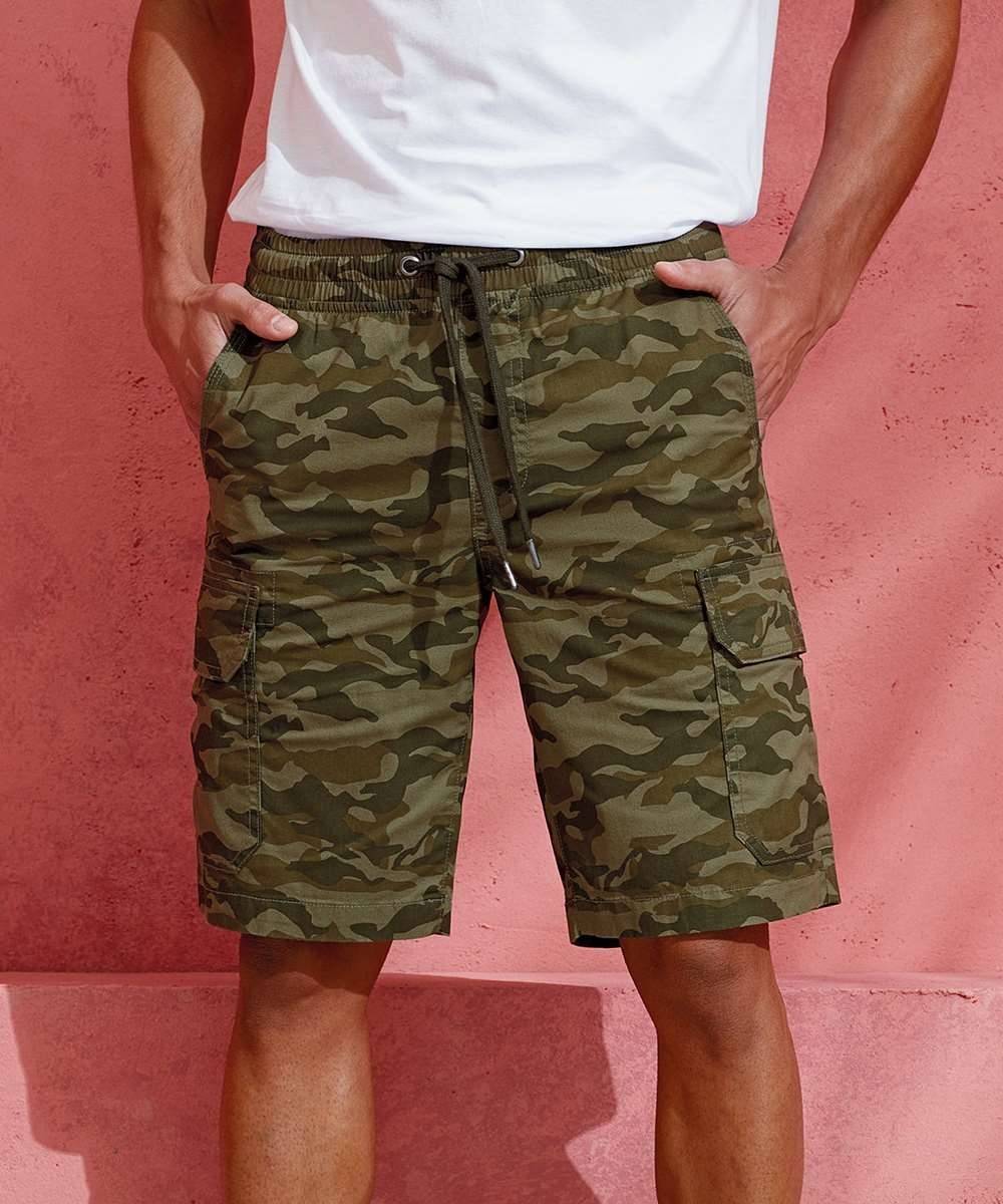 Men´s Camo Cargo Utility Shorts