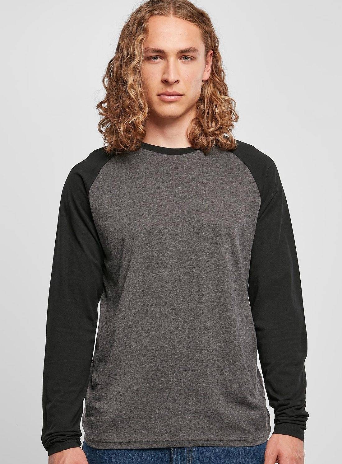 Men´s Contrast Raglan Longsleeve T-Shirt