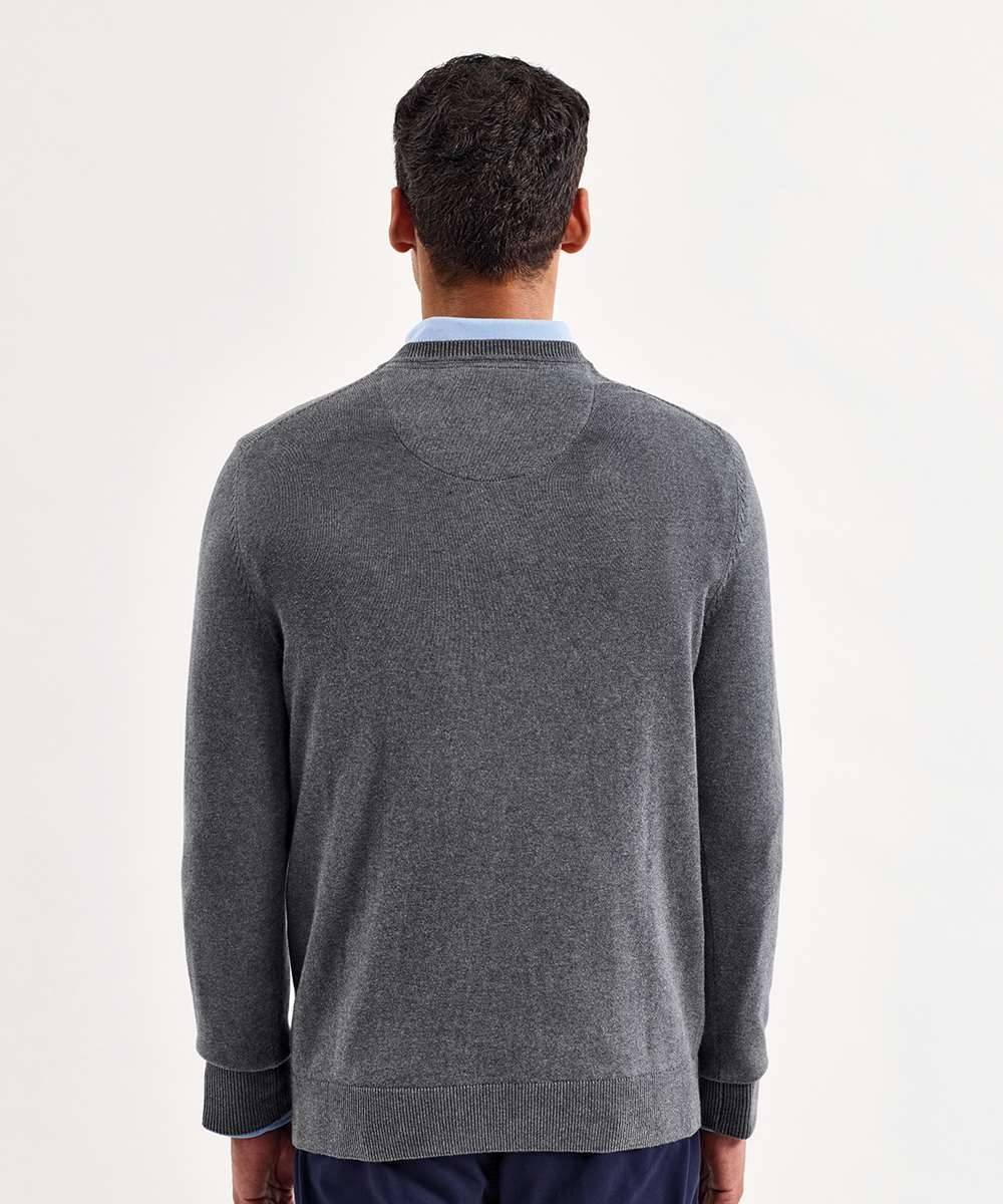 Men´s Cotton Blend V Neck Sweater