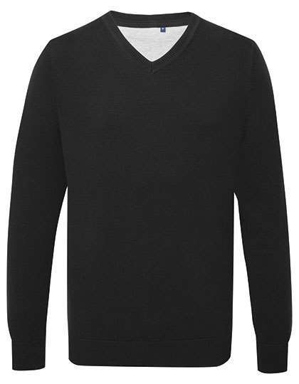 Men´s Cotton Blend V Neck Sweater