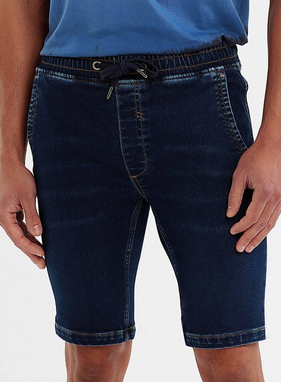 Men´s Denim Drawstring Shorts